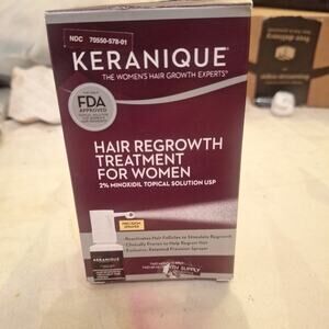 Keranique Hair Regrowth Treatment for Women - 2% Minoxidil for Hair Growth & ...